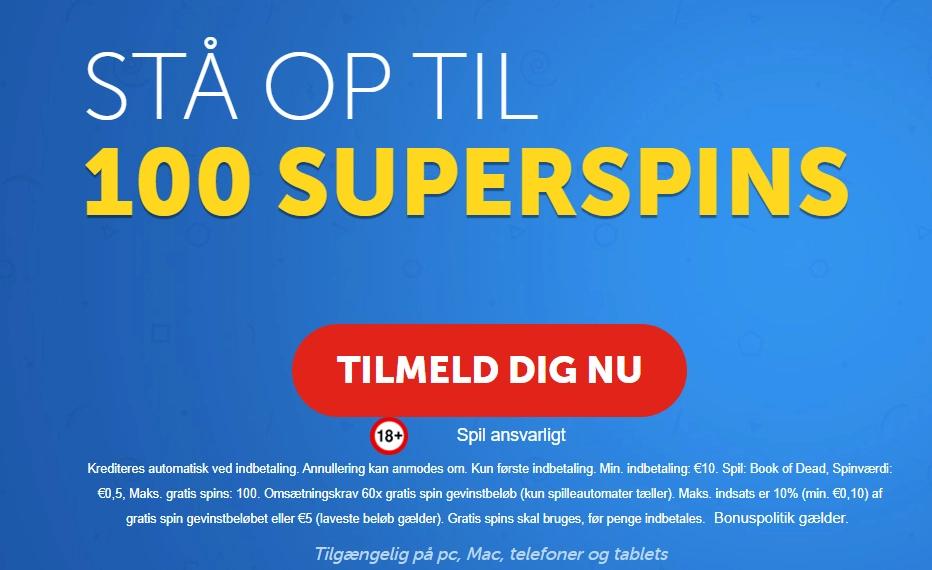 LuckyLouis' aktuelle danske velkomsttilbud og bonusvilkår